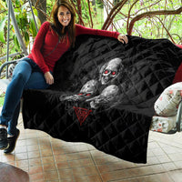 Skull Quilt No See No Hear No Speak Evil - Wonder Print Shop