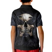 Skull Kid Polo Shirt No See Evil Red Rose Jean - Wonder Print Shop