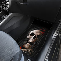 Skull Car Mats Skeleton Ripped Inside Flame - Wonder Print Shop