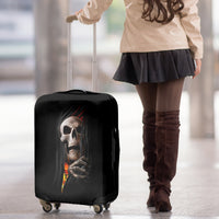 Skull Luggage Cover Skeleton Ripped Inside Flame - Wonder Print Shop