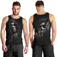 Skull Men Tank Top Evil Skeleton Look Inside DT01