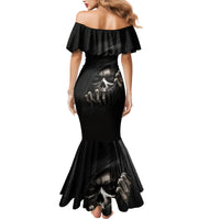 Skull Mermaid Dress Evil Skeleton Look Inside - Wonder Print Shop