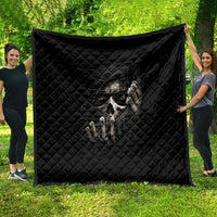 Skull Quilt Evil Skeleton Look Inside - Wonder Print Shop