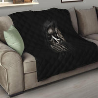 Skull Quilt Evil Skeleton Look Inside - Wonder Print Shop