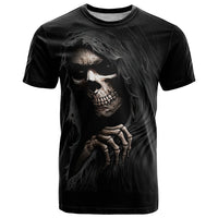 Skull T Shirt Evil Skeleton Look Inside - Wonder Print Shop