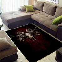 Skull Area Rug Boy Band Queen - Wonder Print Shop