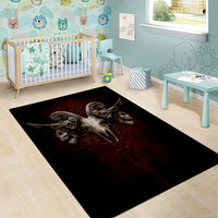 Skull Area Rug Boy Band Queen - Wonder Print Shop