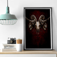 Skull Canvas Wall Art Boy Band Queen - Wonder Print Shop