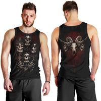 Skull Men Tank Top Boy Band Queen DT01