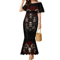 Skull Mermaid Dress Boy Band Queen - Wonder Print Shop