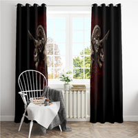 Skull Window Curtain Boy Band Queen - Wonder Print Shop