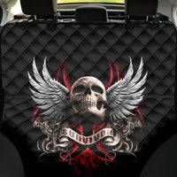 Skull Back Car Seat Cover Blood Skull Survivor - Wonder Print Shop