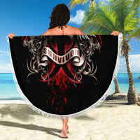 Skull Beach Blanket Blood Skull Survivor - Wonder Print Shop