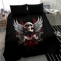 Skull Bedding Set Blood Skull Survivor - Wonder Print Shop