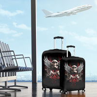 Skull Luggage Cover Blood Skull Survivor - Wonder Print Shop