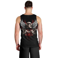 Skull Men Tank Top Blood Skull Survivor DT01