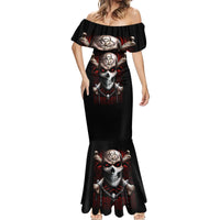 Skull Mermaid Dress Blood Skull Survivor - Wonder Print Shop