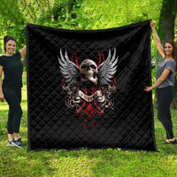 Skull Quilt Blood Skull Survivor - Wonder Print Shop