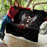 Skull Quilt Blood Skull Survivor - Wonder Print Shop