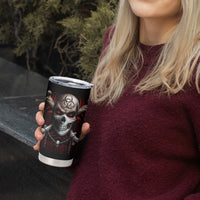 Skull Tumbler Cup Blood Skull Survivor - Wonder Print Shop