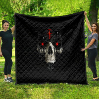 Skull Quilt Black Reaper - Wonder Print Shop