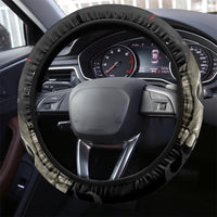 Skull Steering Wheel Cover Black Reaper - Wonder Print Shop