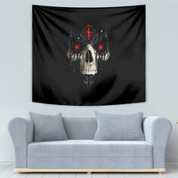 Skull Tapestry Black Reaper - Wonder Print Shop