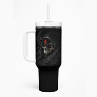 Skull Tumbler With Handle Black Reaper - Wonder Print Shop