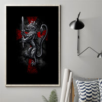 Skull Canvas Wall Art Death Skull Crusader - Wonder Print Shop