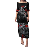 Skull Puletasi Death Skull Crusader - Wonder Print Shop