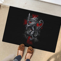 Skull Rubber Doormat Death Skull Crusader - Wonder Print Shop