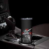 Skull Skinny Tumbler Death Skull Crusader - Wonder Print Shop