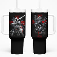 Skull Tumbler With Handle Death Skull Crusader - Wonder Print Shop
