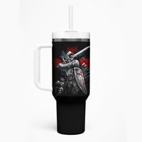 Skull Tumbler With Handle Death Skull Crusader - Wonder Print Shop