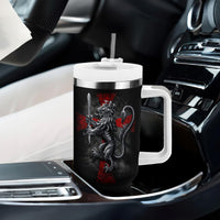 Skull Tumbler With Handle Death Skull Crusader - Wonder Print Shop