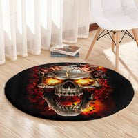 skull-round-carpet-fire-skull-tattoo-scream