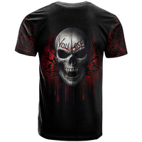 Skull T Shirt Death Skull Game Over - Wonder Print Shop