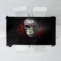 Skull Tablecloth Death Skull Game Over - Wonder Print Shop