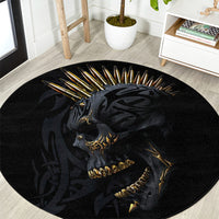 skull-round-carpet-golden-skull-gangster