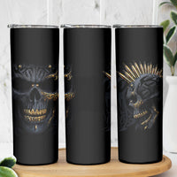Skull Skinny Tumbler Golden Skull Gangster - Wonder Print Shop
