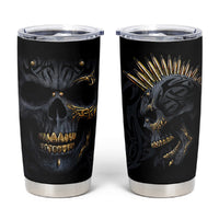 Skull Tumbler Cup Golden Skull Gangster - Wonder Print Shop