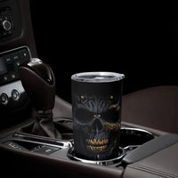 Skull Tumbler Cup Golden Skull Gangster - Wonder Print Shop