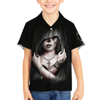 Skull Hawaiian Shirt Girl Day Of The Dead - Wonder Print Shop