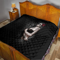 Skull Quilt Girl Day Of The Dead - Wonder Print Shop