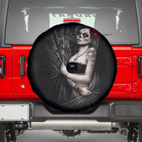 Skull Spare Tire Cover Girl Day Of The Dead - Wonder Print Shop