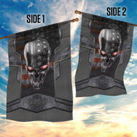 Skull Garden Flag Metal Head Skull American - Wonder Print Shop