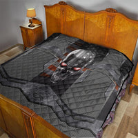 Skull Quilt Metal Head Skull American - Wonder Print Shop