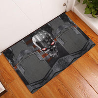 Skull Rubber Doormat Metal Head Skull American - Wonder Print Shop