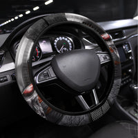 Skull Steering Wheel Cover Metal Head Skull American - Wonder Print Shop