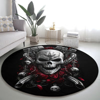 skull-round-carpet-riding-motocycle-girl-rose